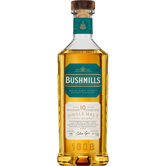 Bushmills 10-yr Single Malt Irish Whiskey - 750ml Ace Beverage