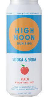 High Noon Peach Vodka & Soda 700ml can Ace Beverage