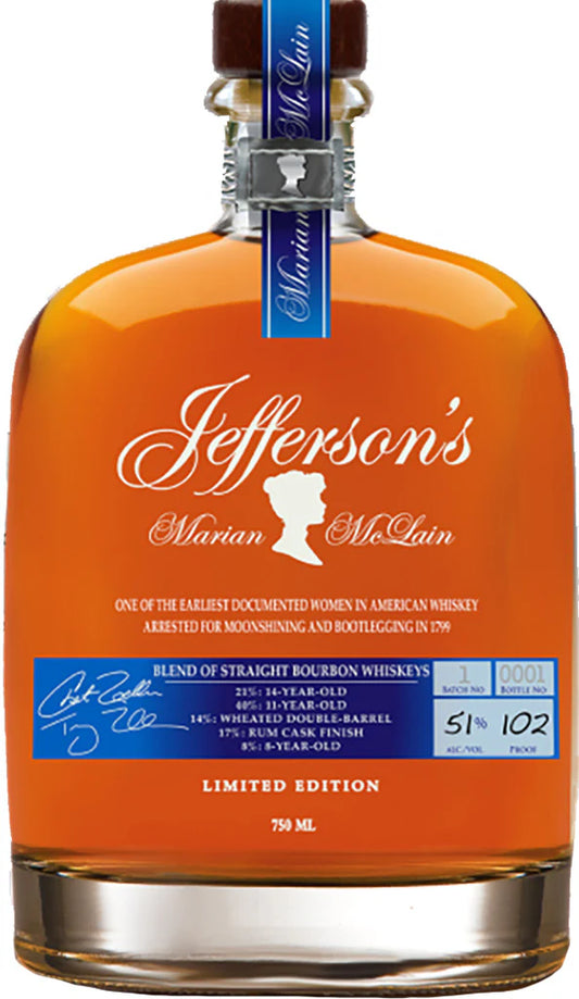 Jefferson's Marian McLain Limited Edition Bourbon- 750ml