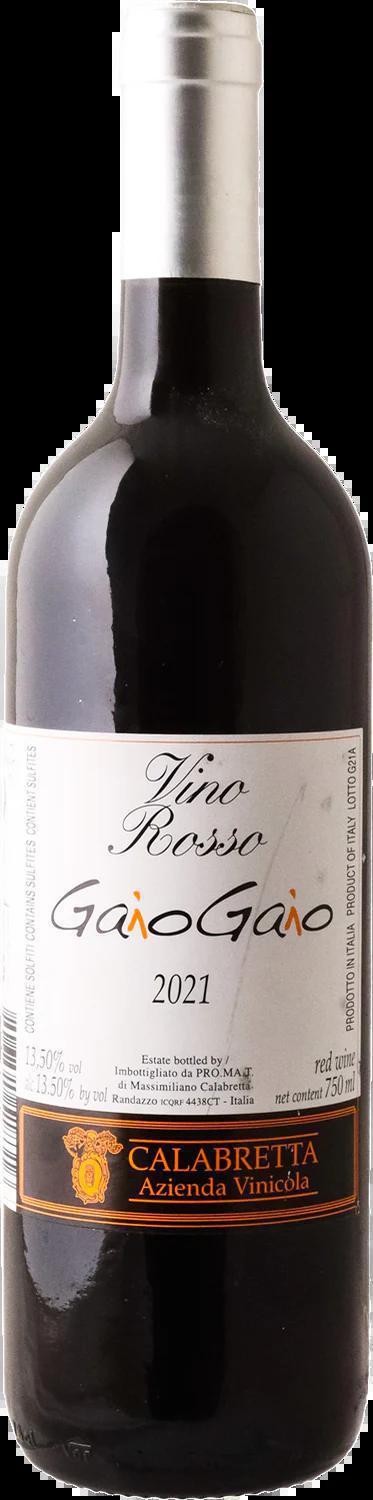 Massimiliano Calabretta Vino Rosso Gaio Gaio 2021 Ace Beverage