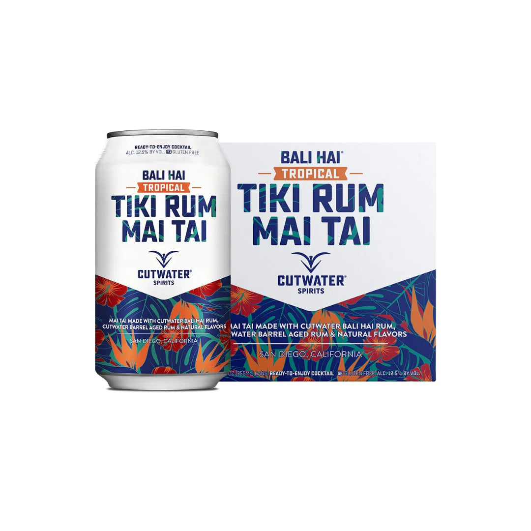 Cutwater Tiki Rum Mai Tai 4-pack cans