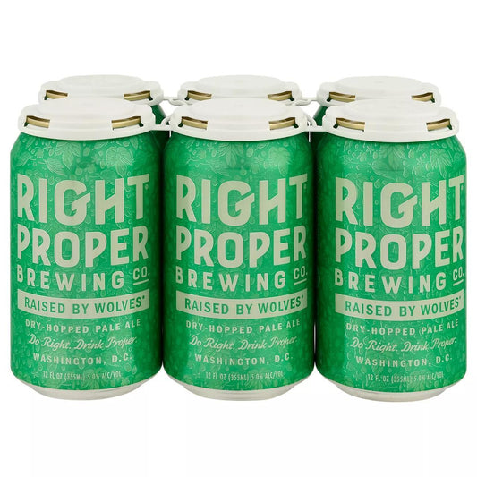 Right Proper Brewing "Raised By Wolves" Pale Ale 6-pack