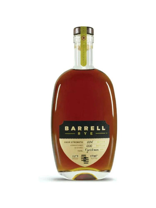 Barrell Cask Strength Rye Batch 4 115.7 proof