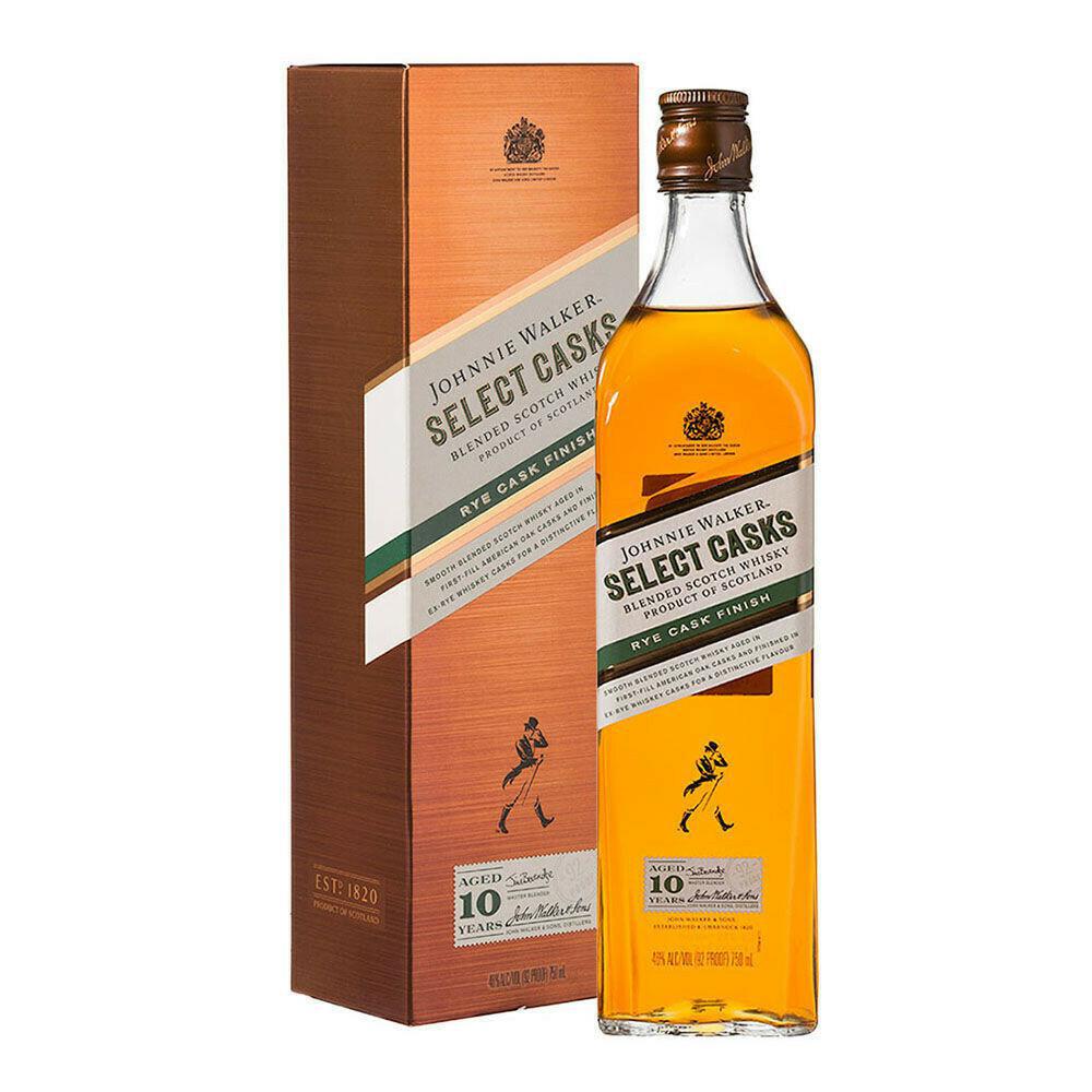 Johnnie Walker Select Rye Casks 10-Yr Scotch Whisky - 750ml