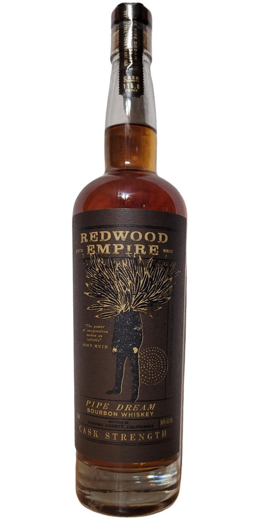 Redwood Empire Pipe Dream Cask Strength Bourbon 116.8 Proof- 750ml