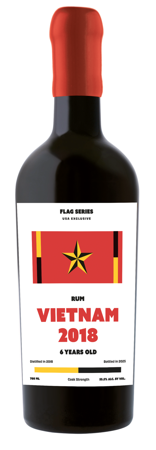 La Maison & Velier Flag Series Vietnam 2018 6 Years Old Cask Strength Rum (114 Prf) - 700ml