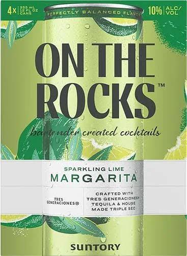 On The Rocks Sparkling Lime Margarita 4-pack