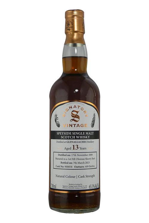 Signatory Cask Strength GlenAllachie 13 years Old Single Malt Scotch Whisky (130.6 Pf) - 700ml