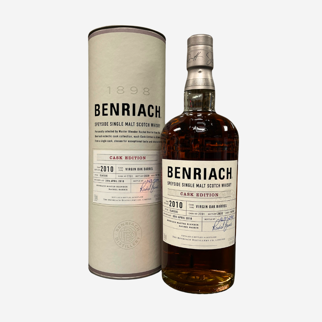 Benriach Cask Edition 2010 Virgin Oak Barrel # 7731 Single Malt Scotch Whisky - 750ml