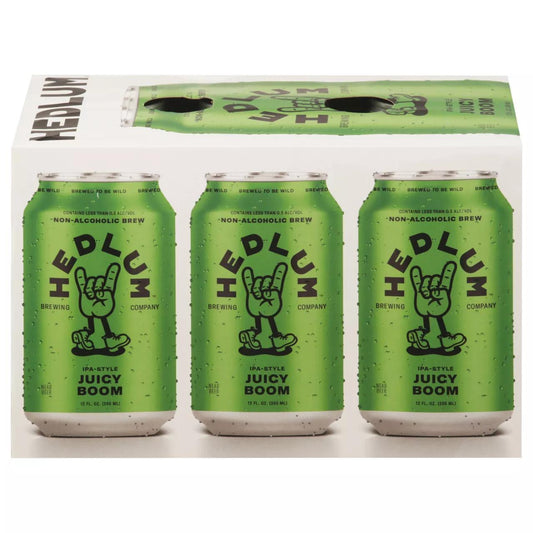 Hedlum Brewing Juicy Boom IPA Non Alcoholic 6-pack