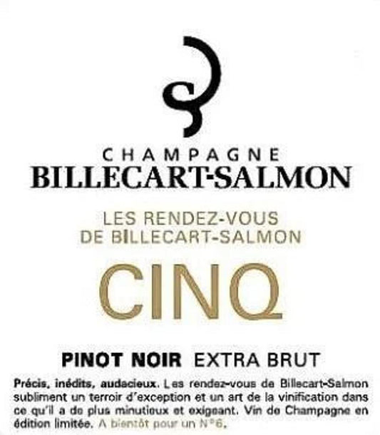 Champagne Billecart Salmon Les Rendevoux Cinq Pinot Noir Extra Brut NV