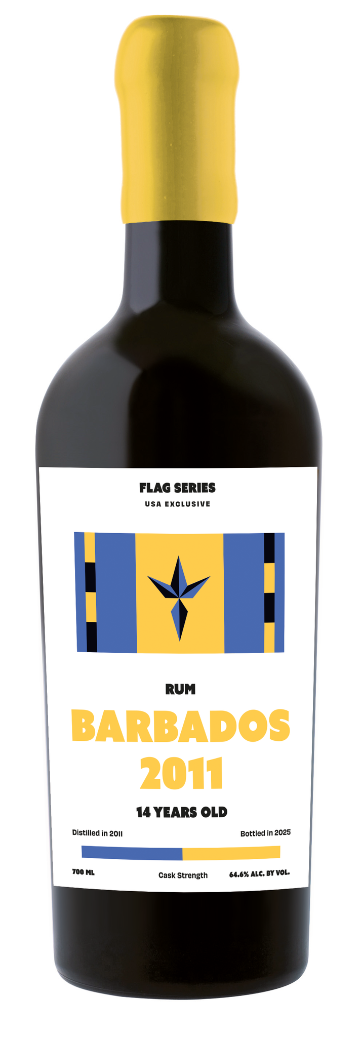 La Maison & Velier Flag Series Barbados 2011 14 Years Old Cask Strength Rum (130 Prf) - 700ml