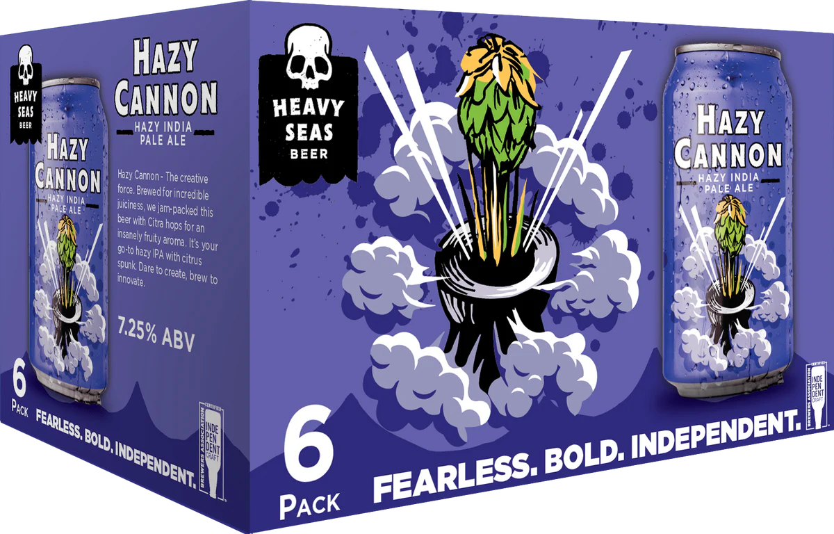 Heavy Seas Hazy Cannon Hazy IPA 6-pack