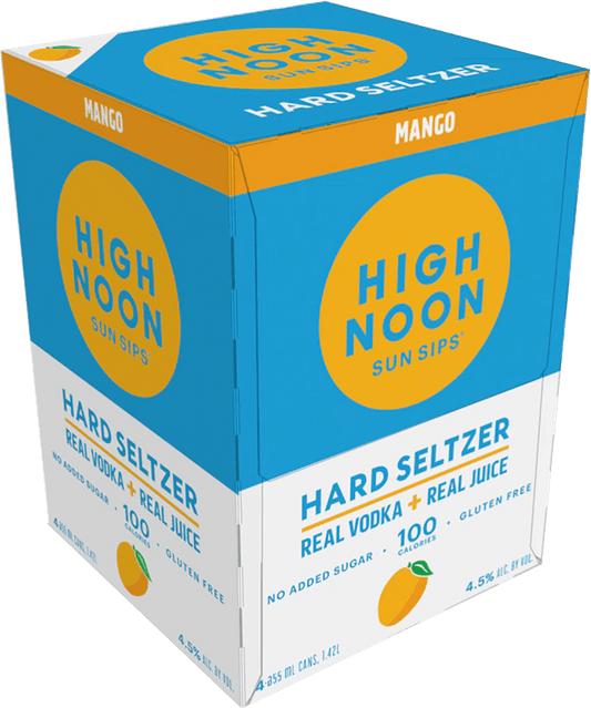 High Noon Mango Vodka & Soda 4-pack