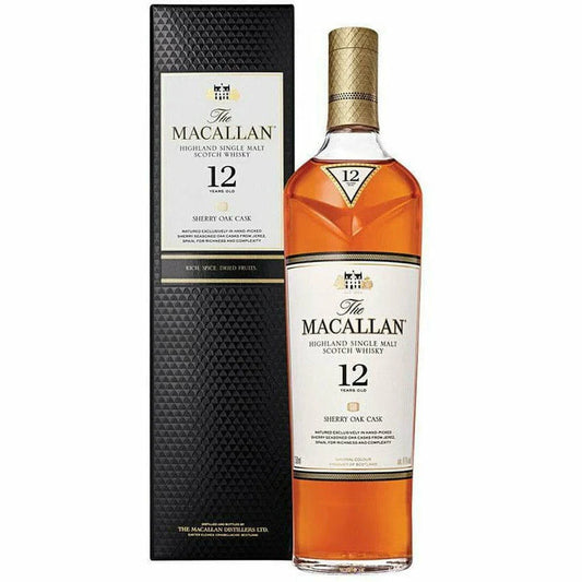 Macallan 12-yr Sherry Cask Scotch Malt Whisky