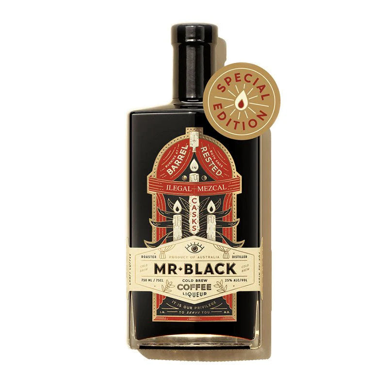 Mr. Black Coffee Liqueur Ilegal Mezcal Barrel Rested- 750ml