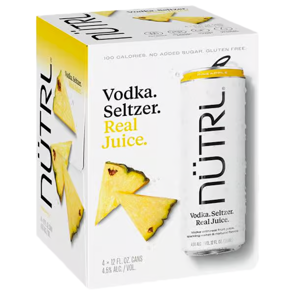 Nutrl Pineapple Vodka Seltzer 4-pack