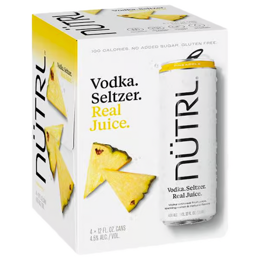 Nutrl Pineapple Vodka Seltzer 4-pack