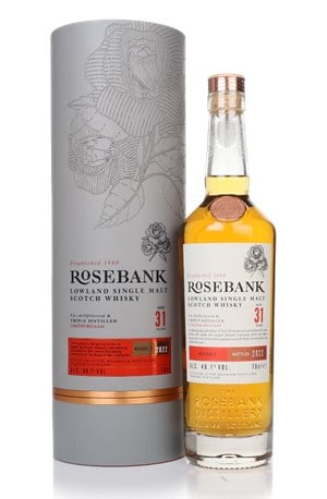 Rosebank Lowland Single Malt Scotch 31 year old Release 2 700ml 96.2 proof