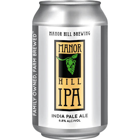 Manor Hill IPA 6-pack cans